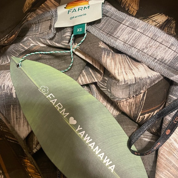 FARM RIO BROWN SHUHU SHORT - Picture 7 of 8